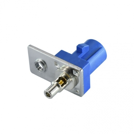 FAKRA C Plug Connector with Threaded Panel