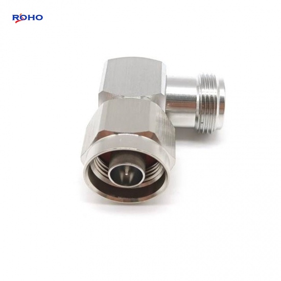 N Female to N Male Right Angle Adapter