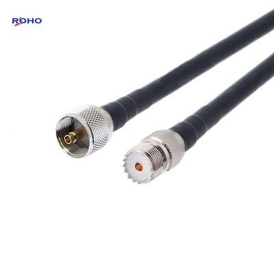 RP UHF Male to UHF Female Cable Assembly