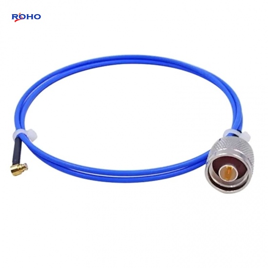 SMP Female Right Angle to N Male Cable Assembly