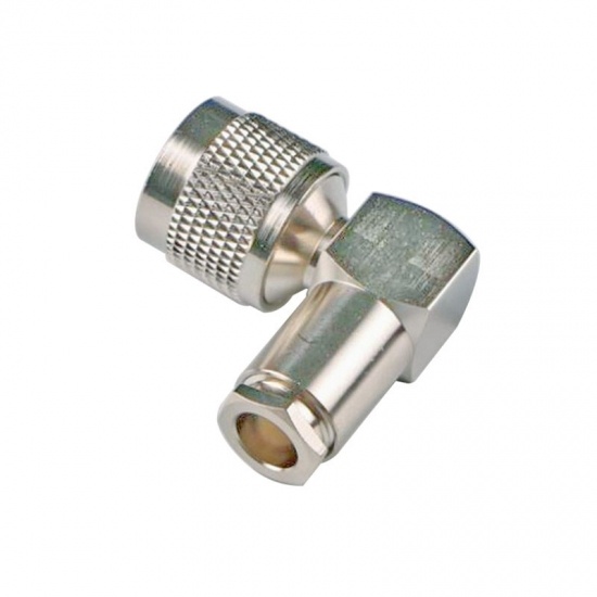 N Male Right Angle Clamp Coaxial Connector