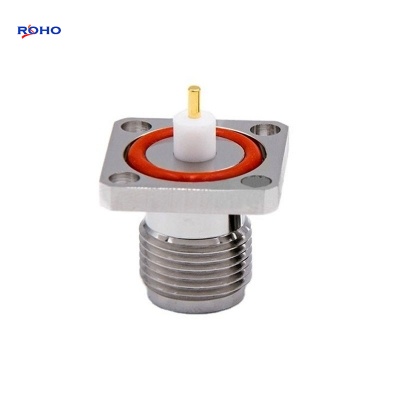 TNC Female 4 Hole Flange RF Coaxial Connector