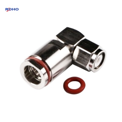 TNC Male Right Angle Clamp RF Coaxial Connector