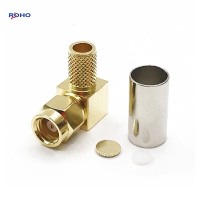 SMC Plug Right Angle Connector for Cable