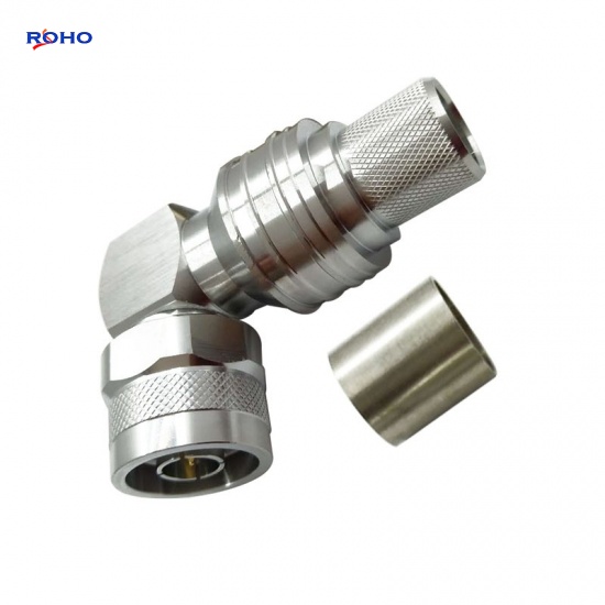 N Type Male Right Angle Connector for LMR600 Cable