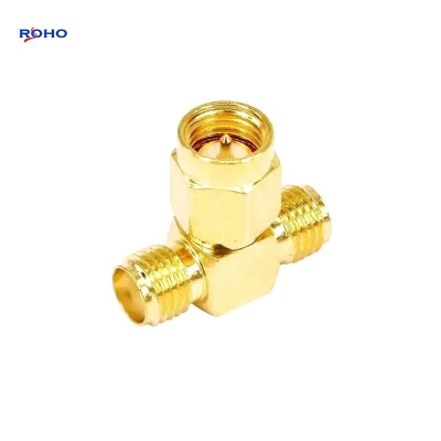 SMA Tee Female Male Female RF Adaptor