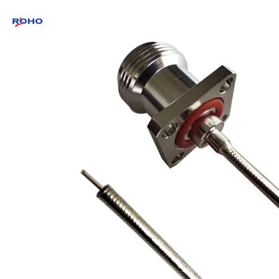 N Female 4 Hole Flange 086 Cable Assembly