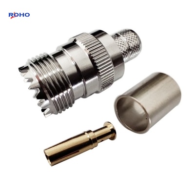UHF Female Crimp RF Coaxial Connector