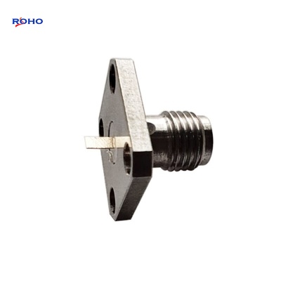 SMA Female 4 Hole Flange RF Connector