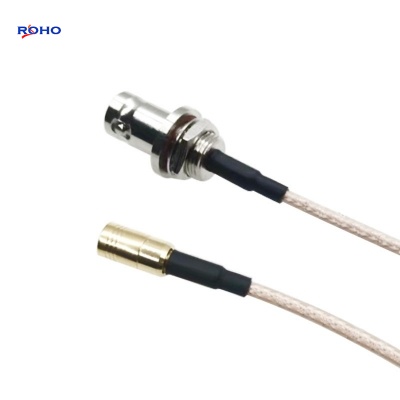 BNC Female to SMB Plug Cable Assembly with RG316 Cable