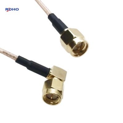 SMA Male Right Angle to SMA Male Cable Assembly