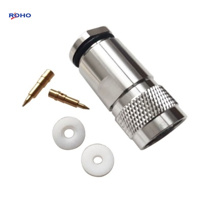 N Type Male Clamp Coaxial Connector for Cable