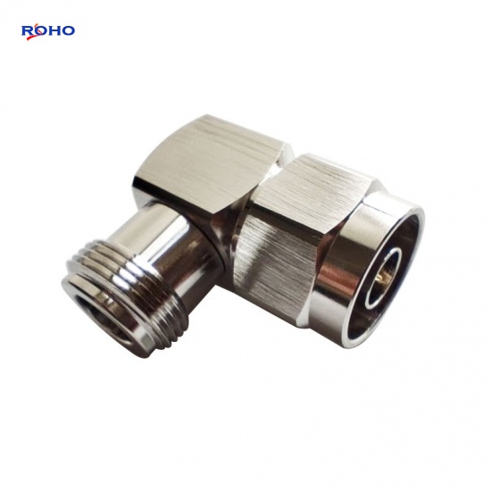 N Male to N Female Right Angle RF Adapter