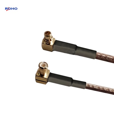 MCX Plug Right Angle to MMCX Plug Right Angle Cable Assembly