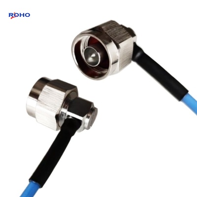 N Male Right Angle to N Male RG402 Cable Assembly