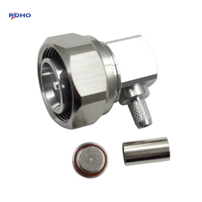 4.3-10 Male Crimp Right Angle Connector