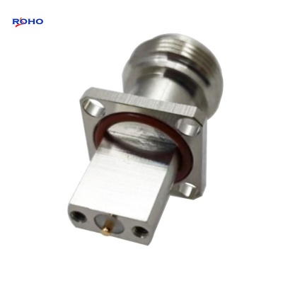 N Type Female 4 Hole Panel Connector