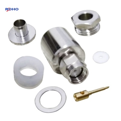 SMA Male Clamp Connector for LMR240 Cable