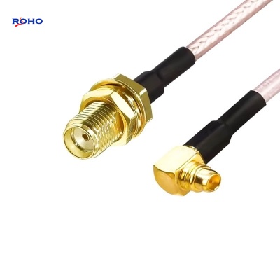 MMCX Male to SMA Female with RG178 Cable Assembly