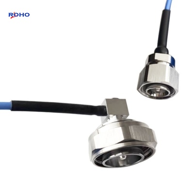DIN 7 16 Male to 4.3 10 Male Cable Assembly with RG402 Cable