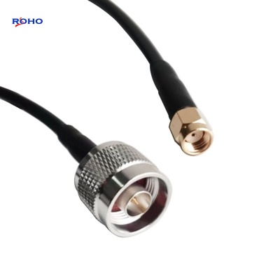 N Male to RP SMA Male LMR195 Cable Assembly