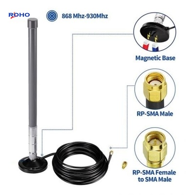 868MHz 3dBi Fiberglass Lorawan Antenna