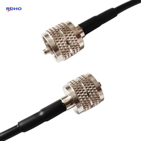UHF Male to UHF Male LMR195 Cable Assembly