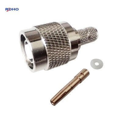 RP TNC Male Crimp Connector for LMR240 Cable