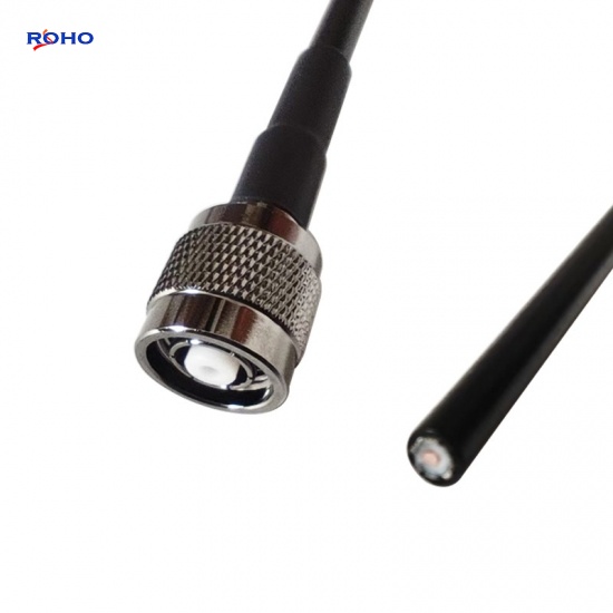 RP TNC Male to SMA Male Right Angle Cable Assembly