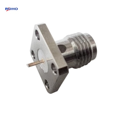 SMA Female 4 Hole Flange RF Connector