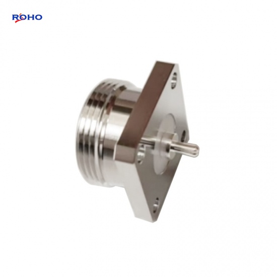 7/16 DIN Female 4 Hole Flange RF Coaxial Connector