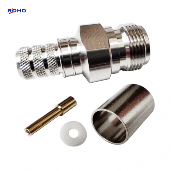 N Type Female Crimp Connector for LMR400 Cable