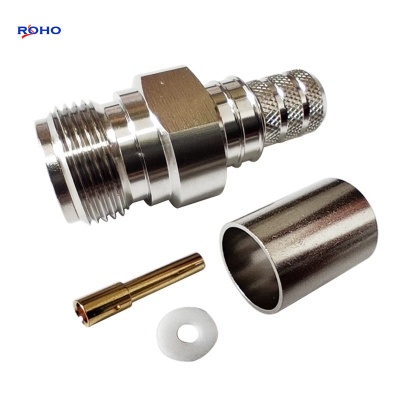 N Type Female Crimp Connector for LMR400 Cable