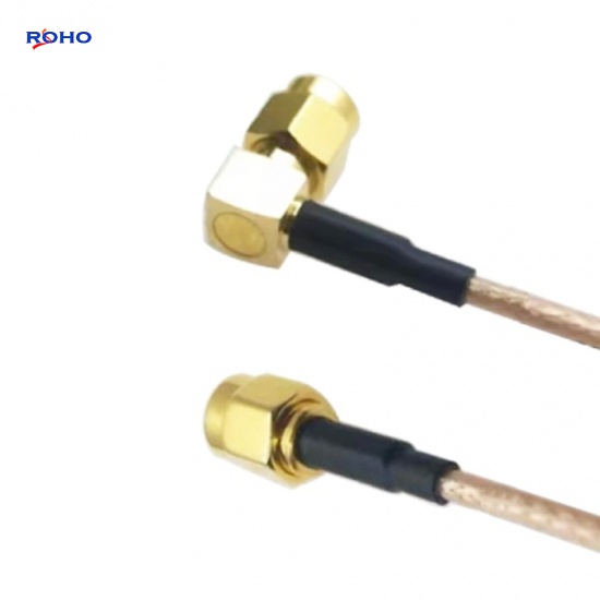 SMA Male Right Angle to SMA Male Cable Assembly