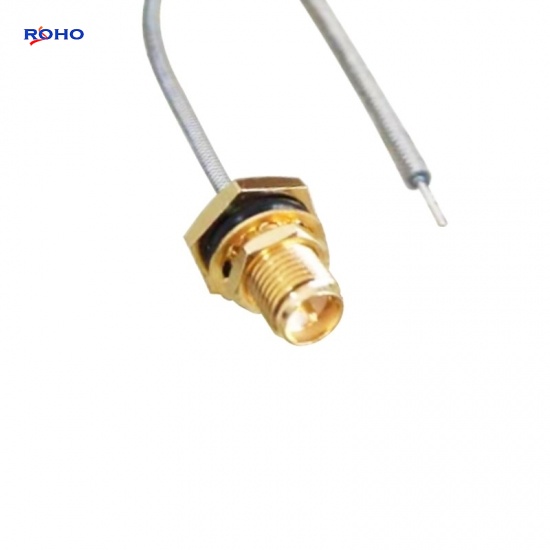 SMA Bulkhead Female Connector with 086 Cable Assembly