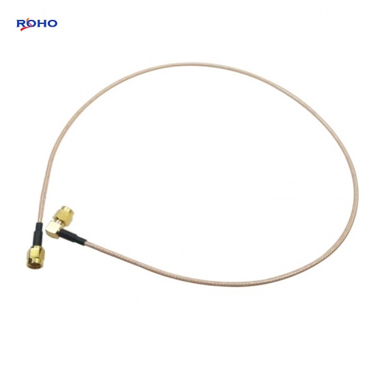 SMA Male Right Angle to SMA Male Cable Assembly