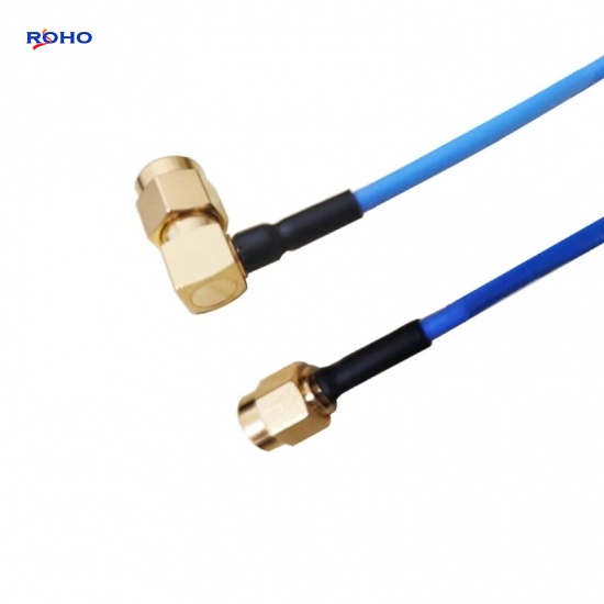 SMA Male Right Angle to SMA Male Cable Assembly