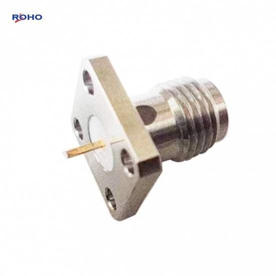 SMA Female 4 Hole Flange RF Connector