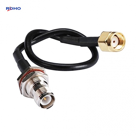 RP TNC Female to RP SMA Male Right Angle Cable Assembly