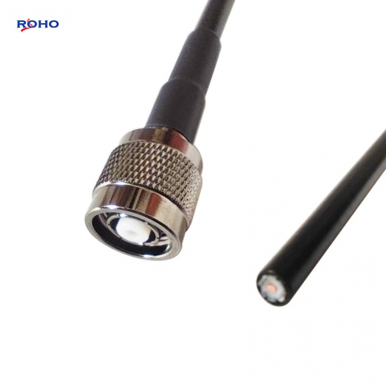 RP TNC Male to SMA Male Right Angle Cable Assembly