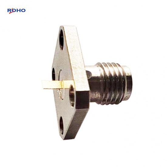 SMA Female 4 Hole Flange RF Connector