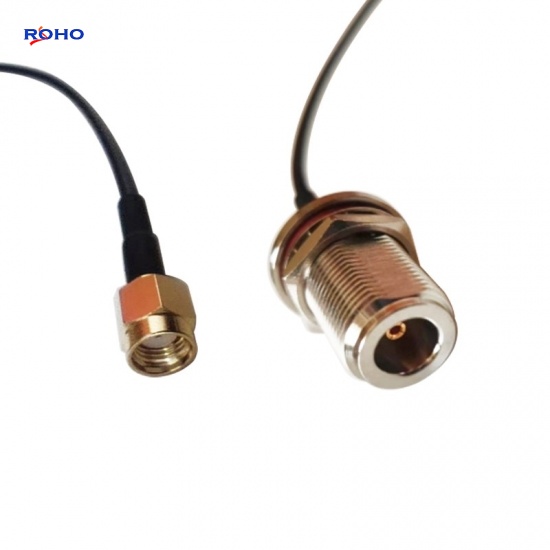 N Female to RP SMA Male LMR100 Cable Assembly
