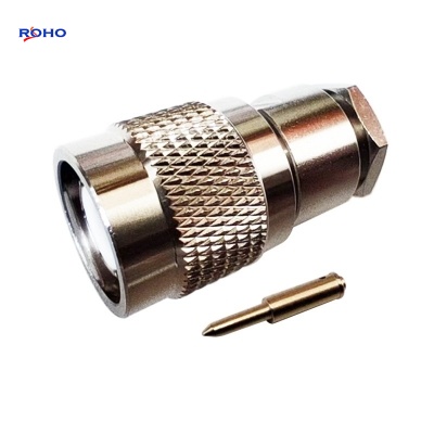 TNC Male Clamp Connector for RG174 Cable