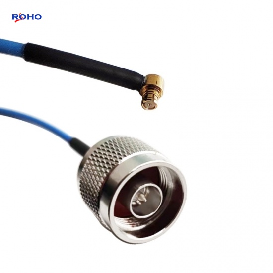 SMP Female Right Angle to N Male Cable Assembly