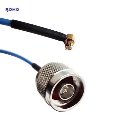 SMP Female Right Angle to N Male Cable Assembly