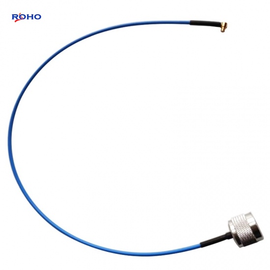 SMP Female Right Angle to N Male Cable Assembly
