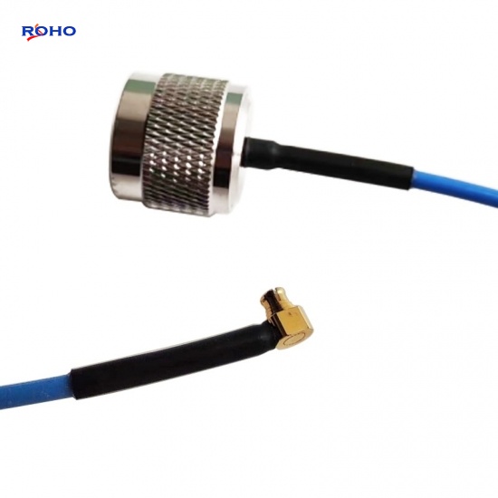 SMP Female Right Angle to N Male Cable Assembly