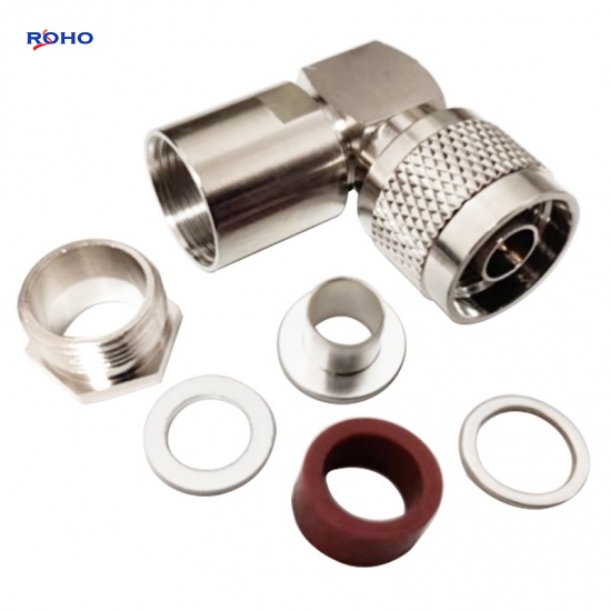 N Type Male Clamp RF Coaxial Connector