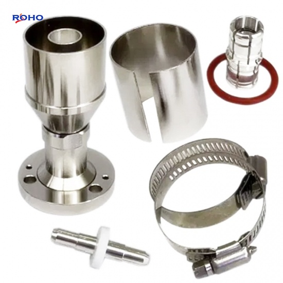 7/8 EIA Flange to 1-5/8 EIA Unflanged Adaptor