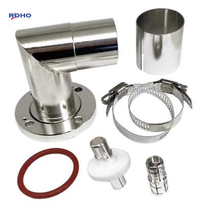 1-5/8 EIA Flange to 1-5/8 EIA Unflanged Adaptor